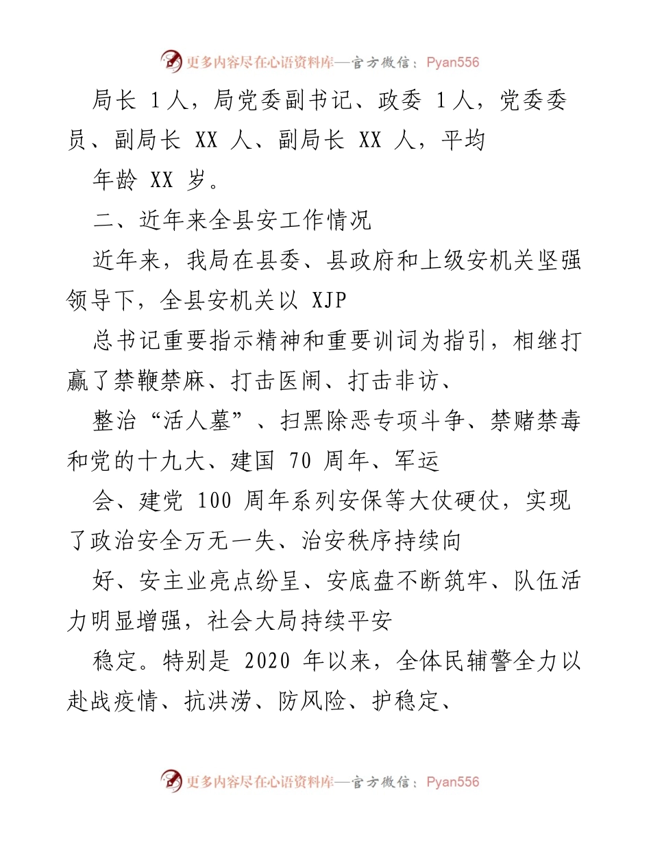 [工作总结] 安全工作会议 - 全县安工作情况及机构设置总结.docx_第2页