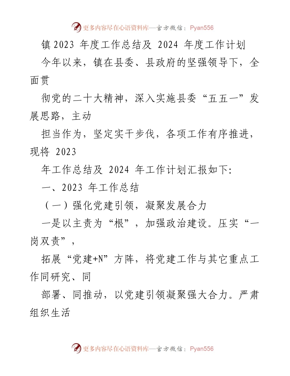[工作总结] 年度总结 - 2023年度工作总结与2024年度工作计划_2.docx_第1页