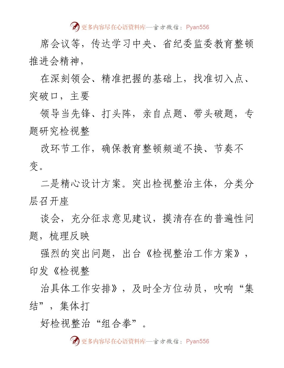 [工作总结] 市纪委监委 - 纪检监察干部教育整顿检视整改阶段工作总结_1.docx_第2页