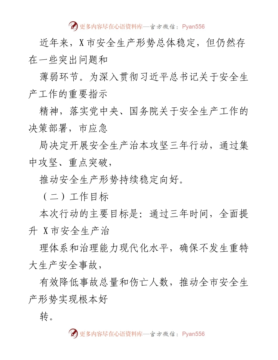 [工作总结] 安全生产 - X市2024年安全生产治本攻坚三年行动实施工作总结.docx_第2页