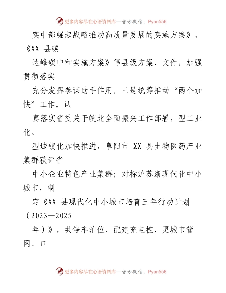[工作总结] 年度工作汇报 - 2023年度县发改委工作总结与2024年度工作计划.docx_第2页