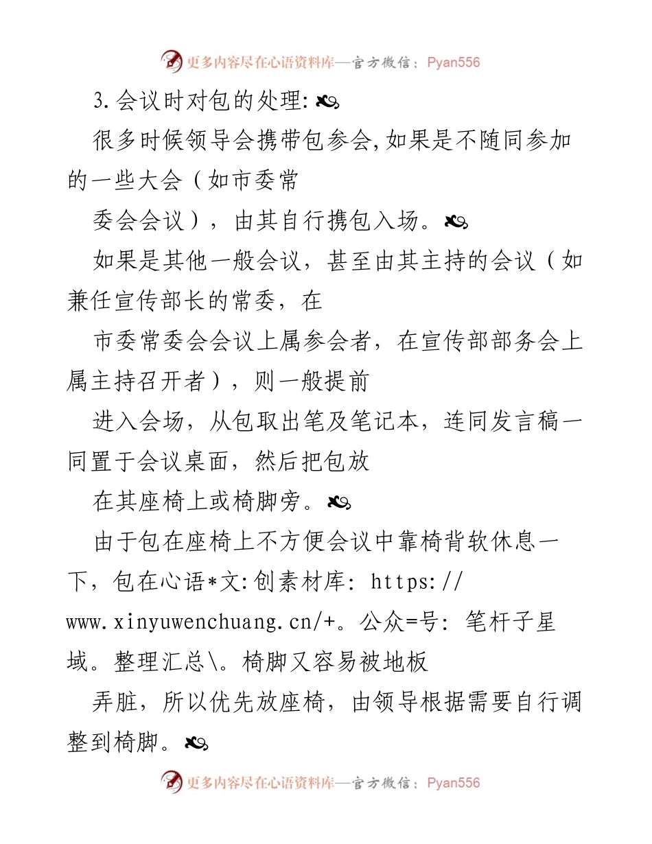 [工作总结] 市领导服务 - 市领导服务中的包处理与拍照技巧体会.docx_第2页