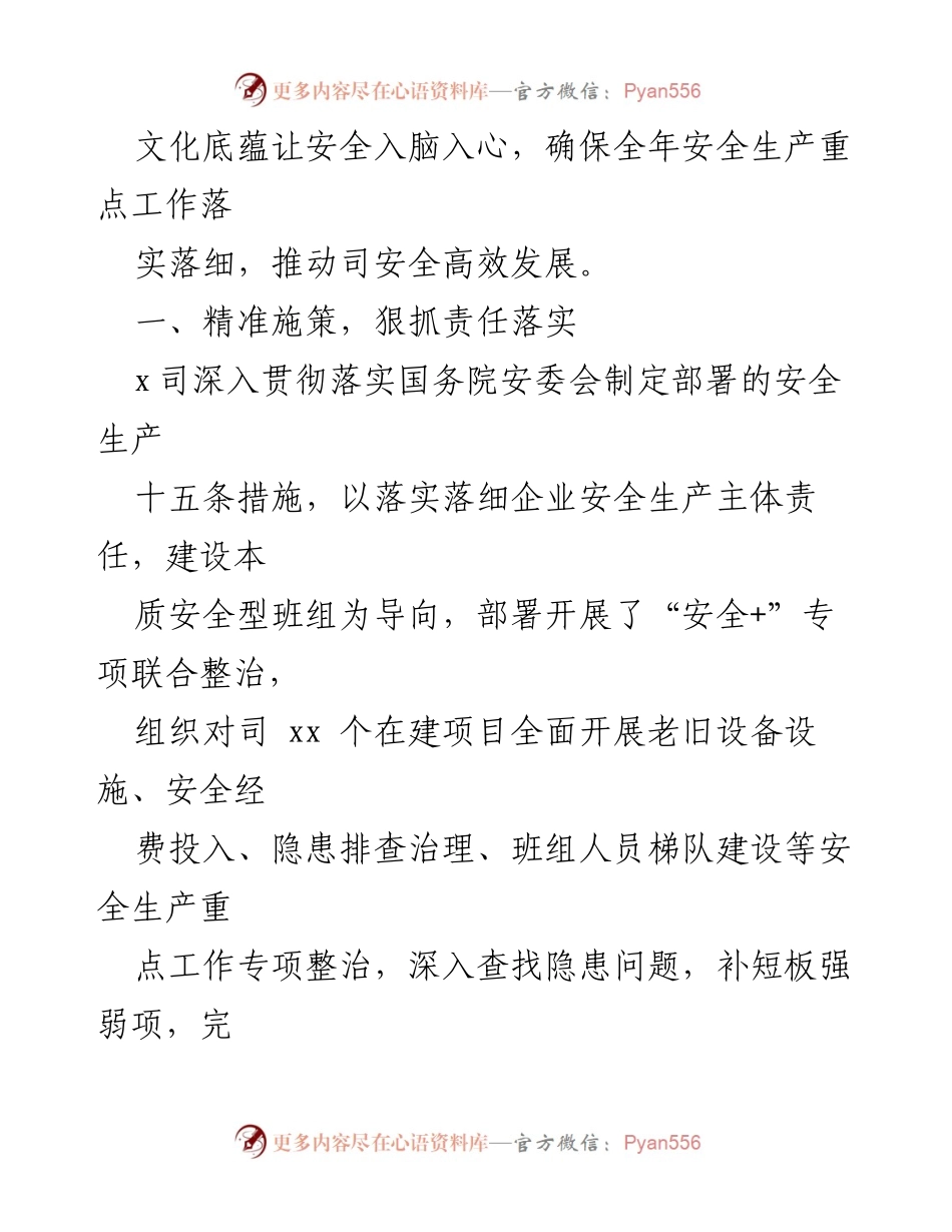 [工作总结] 安全生产 - 安全生产工作综述及责任落实措施.docx_第2页