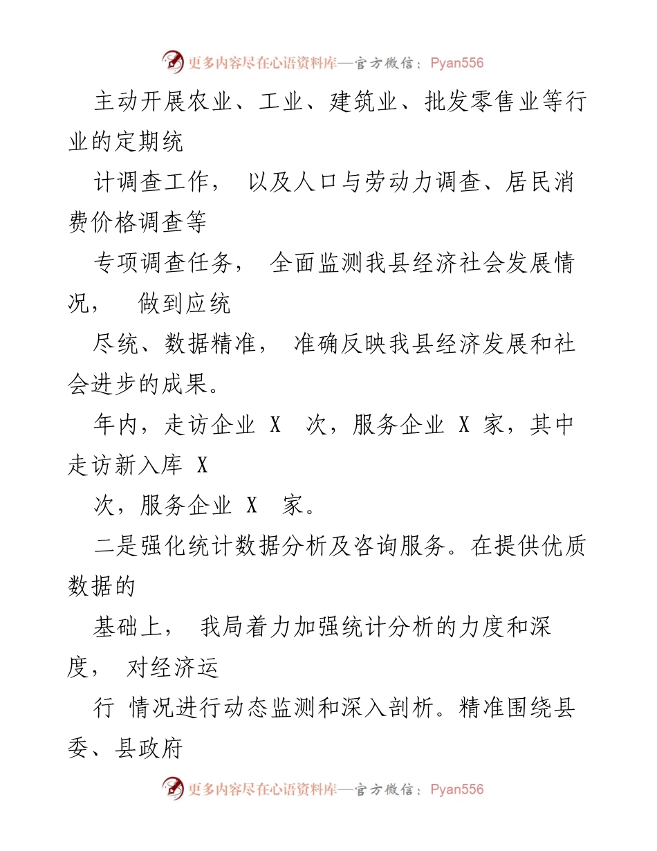 [工作总结] 市统计局 - 2023年度统计局工作总结与未来工作计划.docx_第2页