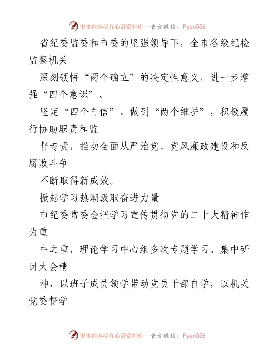 [工作总结] 市级纪检监察工作会议 - 2022年市级纪检监察工作综述与成效分析.docx_第2页