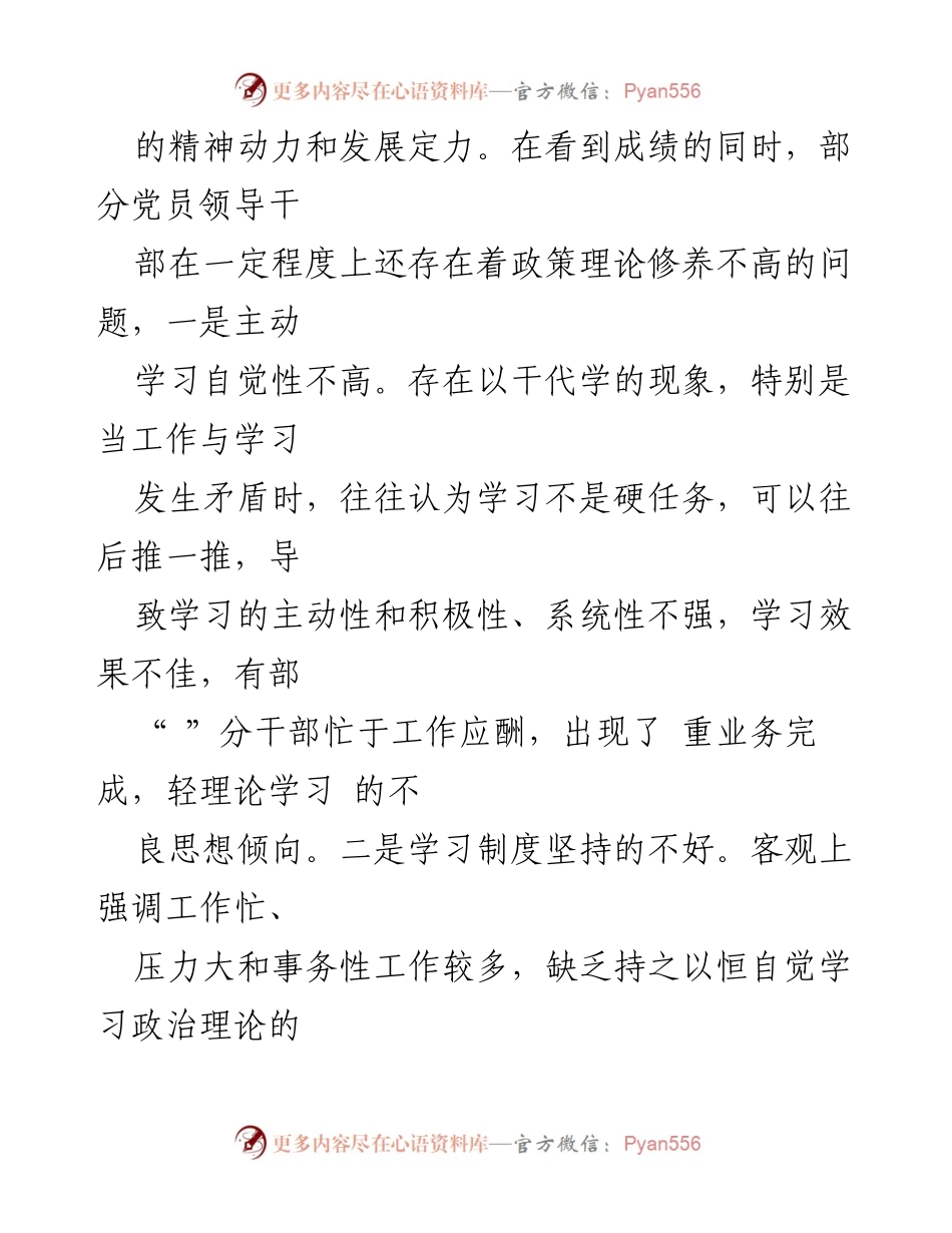 [工作总结] 市文化和旅游局 - 领导班子党性问题剖析与改进措施.docx_第2页