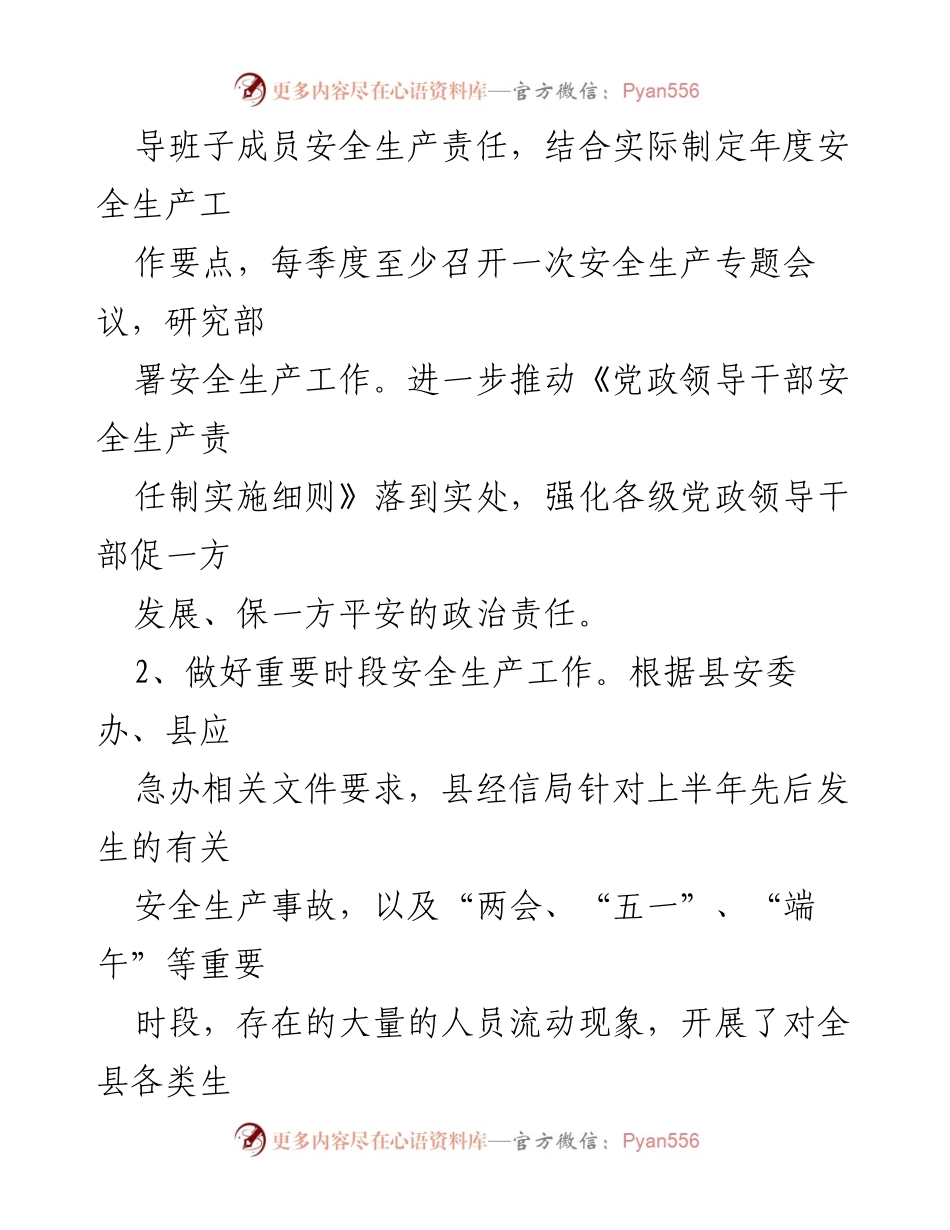 [工作总结] 安全生产 - X县2023年安全生产工作总结.docx_第2页