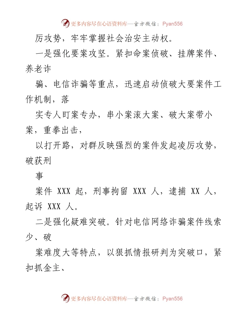 [工作总结] 安全工作 - 夏季治安打击整治“百日行动”总结汇报.docx_第2页