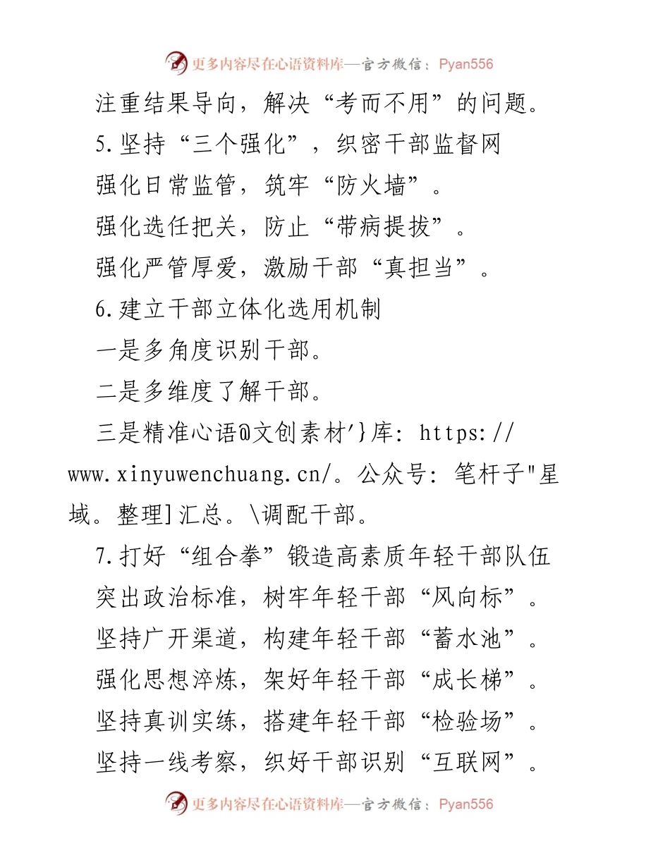 [工作总结] 干部换届与监督 - 加强换届风气监督与年轻干部培养的综合策略.docx_第2页