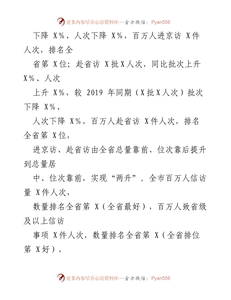 [工作总结] 市信访局 - 2023年信访工作总结报告.docx_第2页