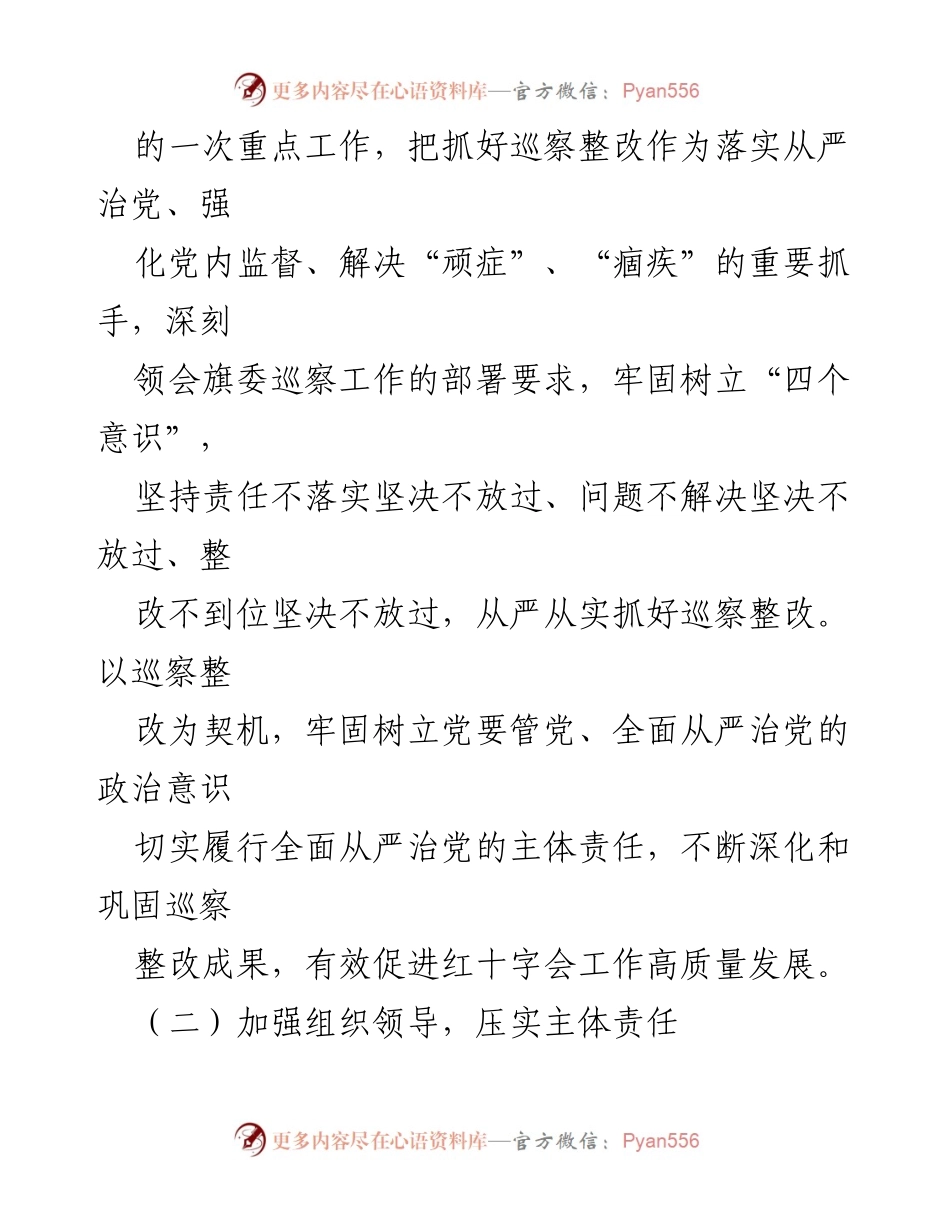 [工作总结] 巡察整改 - XX旗红十字会巡察整改工作情况总结报告.docx_第2页