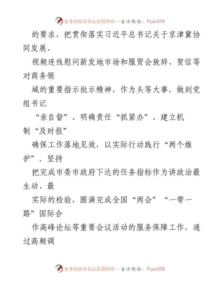 [工作总结] 市商务局党组 - 2024年基层党建工作成效与推进措施总结.docx_第2页