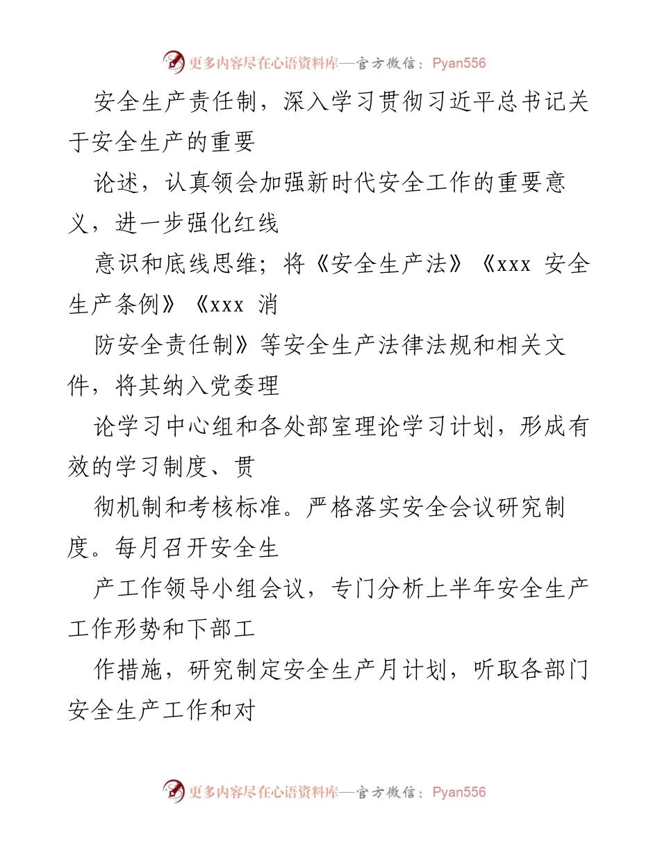 [工作总结] 安全生产 - XX局2024年上半年安全生产工作总结.docx_第2页