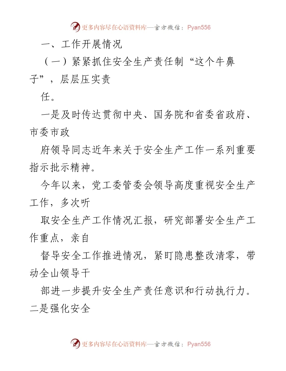 [工作总结] 安全生产工作 - 2021年安全生产工作总结及2022年工作安排意见.docx_第2页