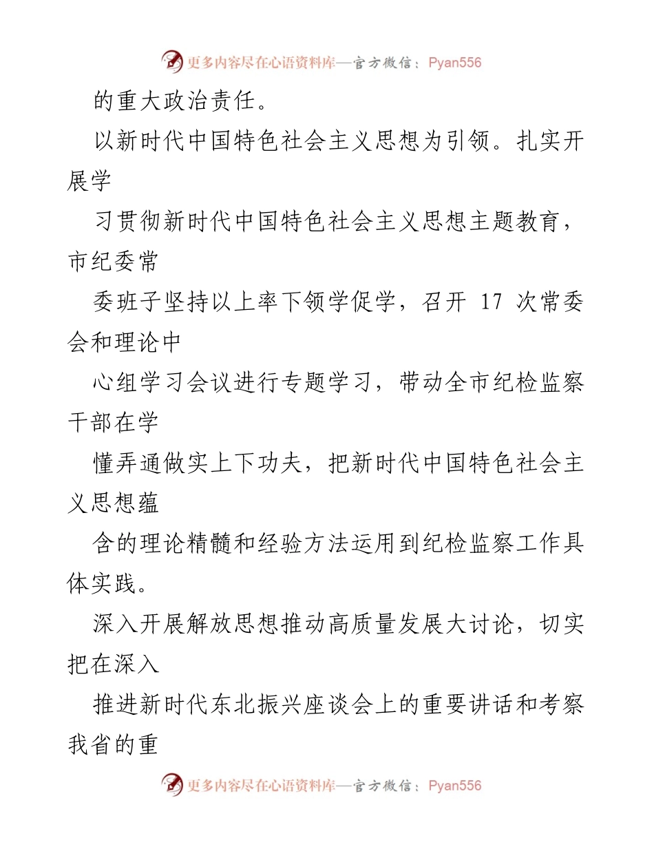 [工作总结] 市纪委监委 - 2023年工作总结与2024年工作规划.docx_第2页