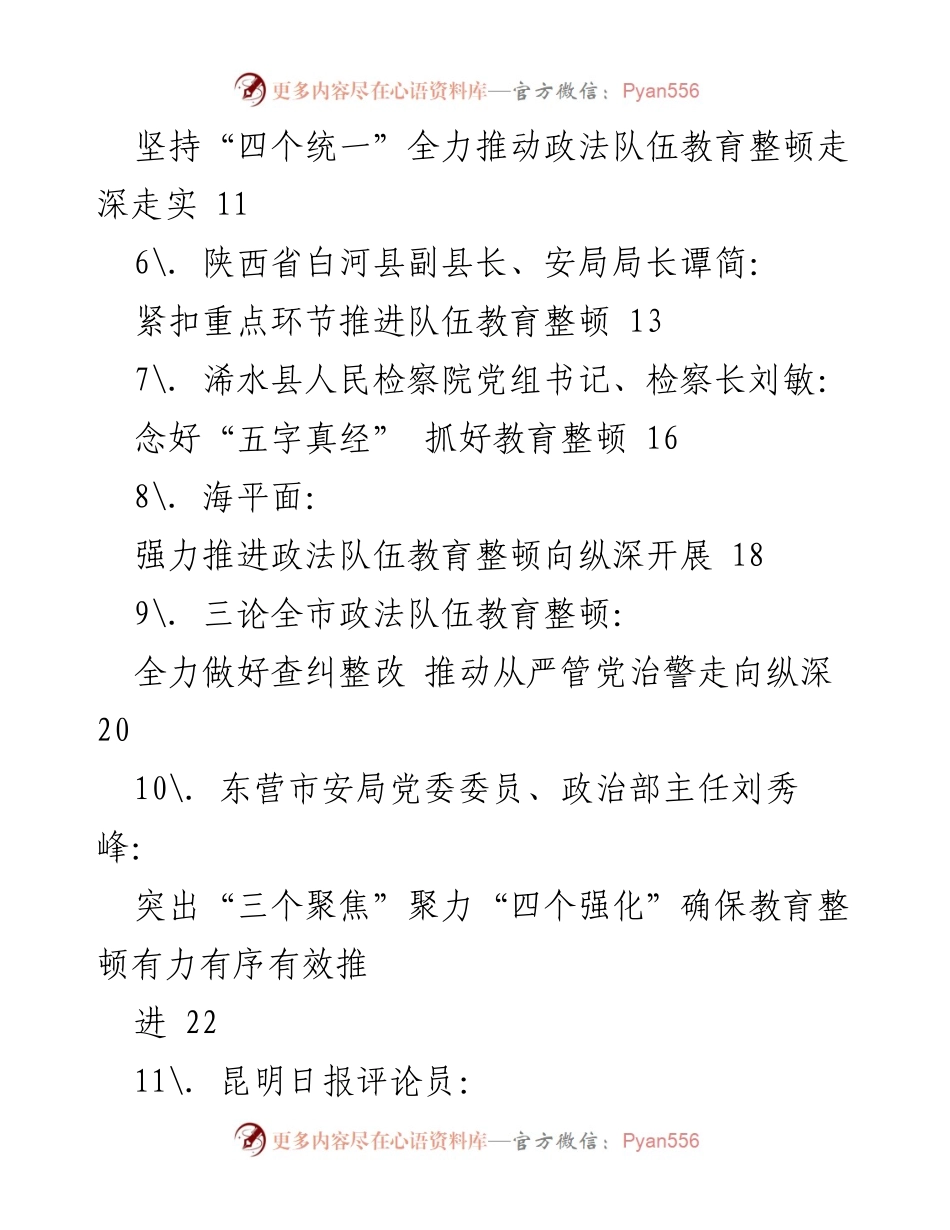 [工作总结] 政法队伍教育整顿 - 政法队伍教育整顿经验综述与实践探索.docx_第2页