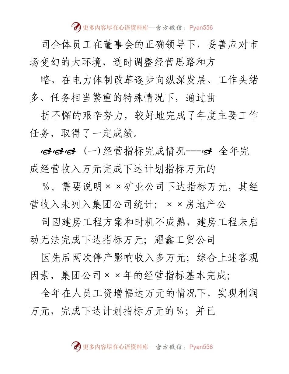 [工作总结] 年终工作会议 - 电力公司××年工作总结与发展展望.docx_第2页