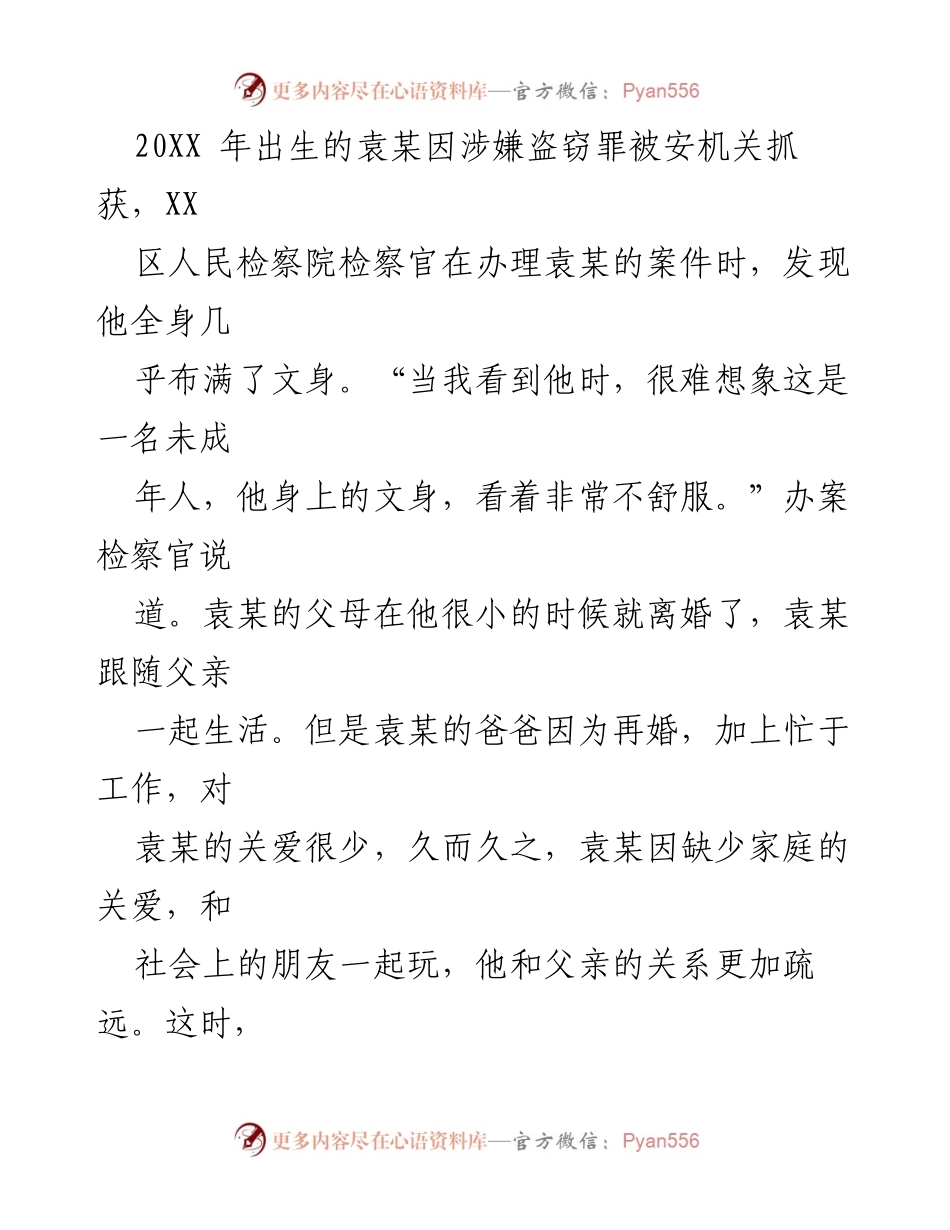 [工作总结] 未成年人文身治理 - XX区人民检察院未成年人文身治理工作总结.docx_第2页