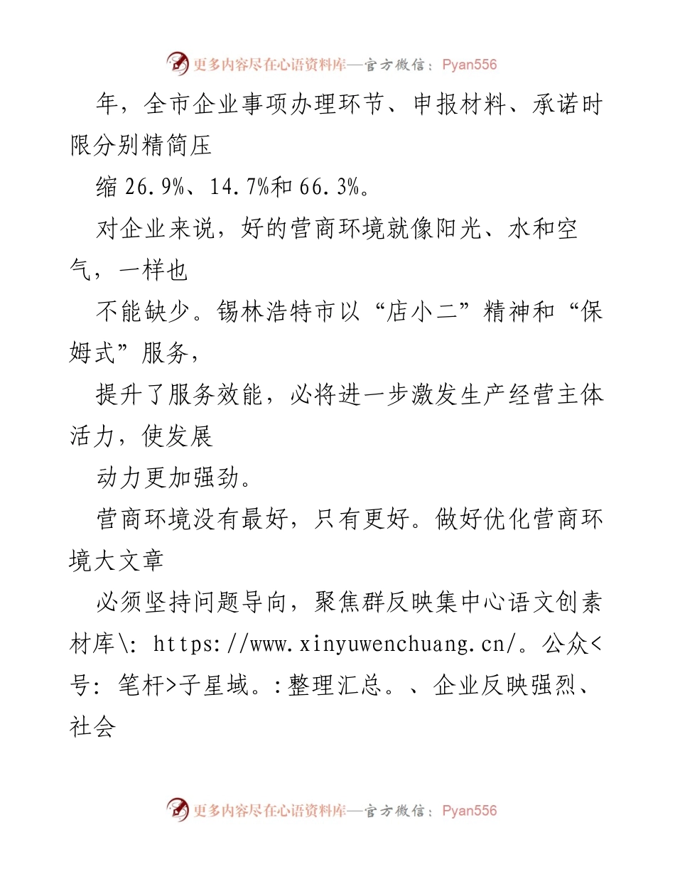 [工作总结] 政务服务提升 - 持续优化锡林浩特市营商环境的实践与成效.docx_第2页