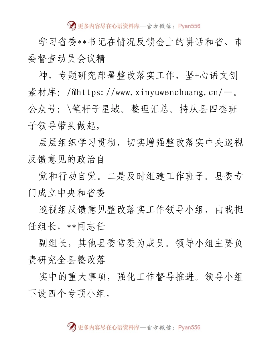[工作总结] 整改落实 - 中央巡视组反馈意见整改落实情况汇报.docx_第2页