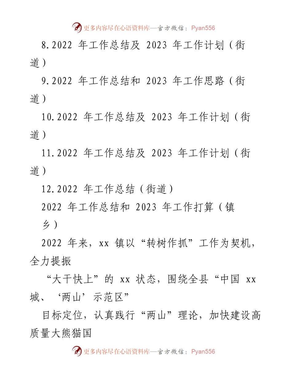 [工作总结] 年度总结会议 - 2022年度工作总结与2023年工作安排汇编.docx_第2页