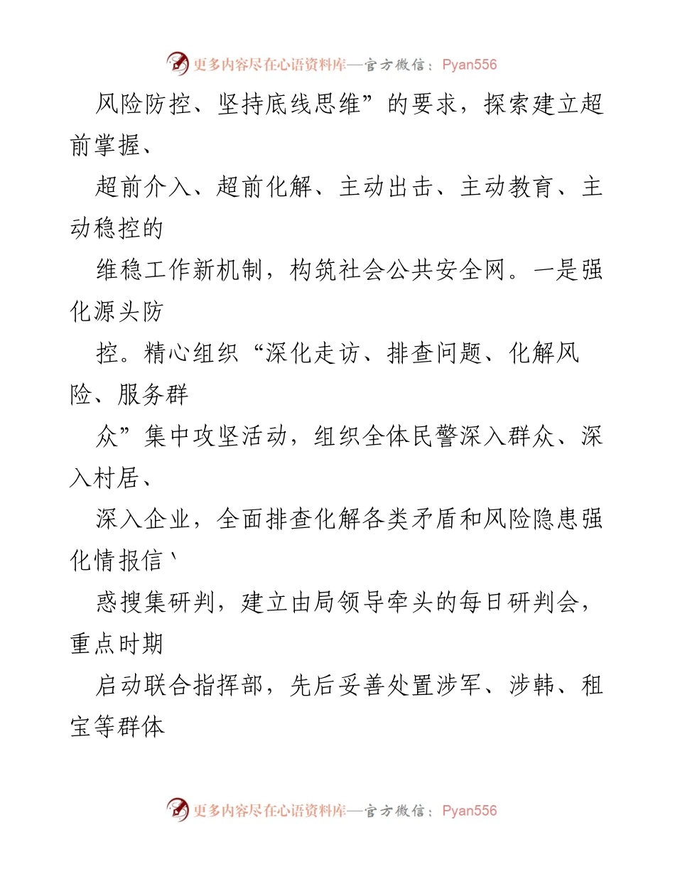 [工作总结] 政法综治工作 - 发挥公安职能，推动社会治理新机制建设.docx_第2页