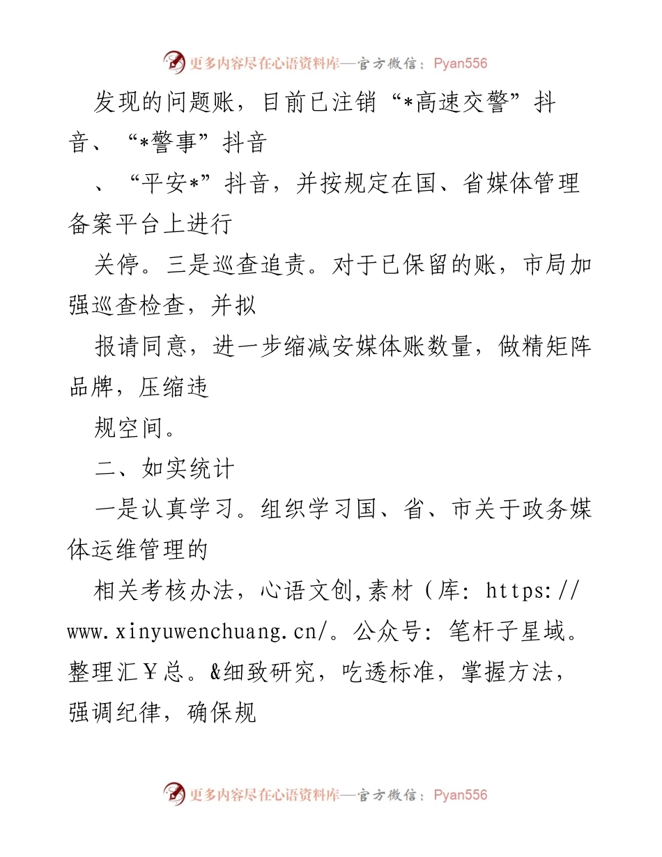 [工作总结] 政府媒体整改 - 加强政务媒体管理与宣传工作的整改报告.docx_第2页