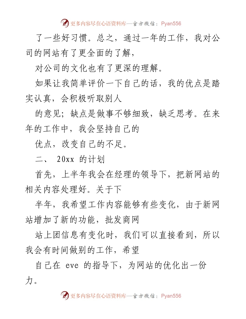 [工作总结] 年终总结 - 我的青春与梦想：一年工作回顾与未来规划.docx_第2页
