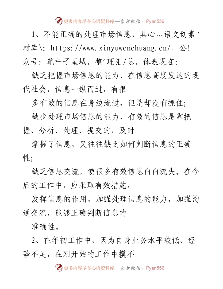 [工作总结] 年终总结 - 客户管理与业务提升的反思与建议.docx_第2页