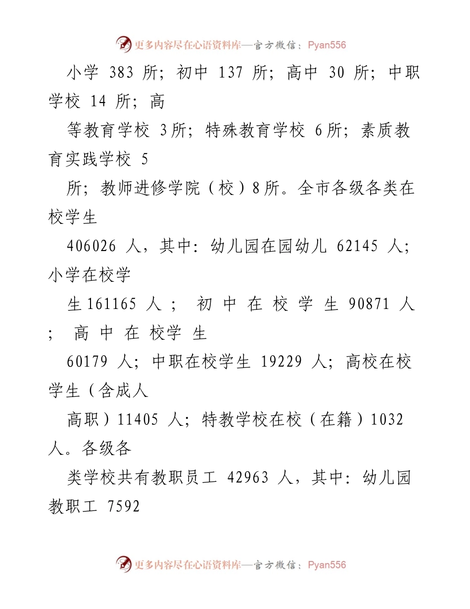 [工作总结] 教育职责自评 - 2023年某市人民政府教育职责履行自评报告.docx_第2页