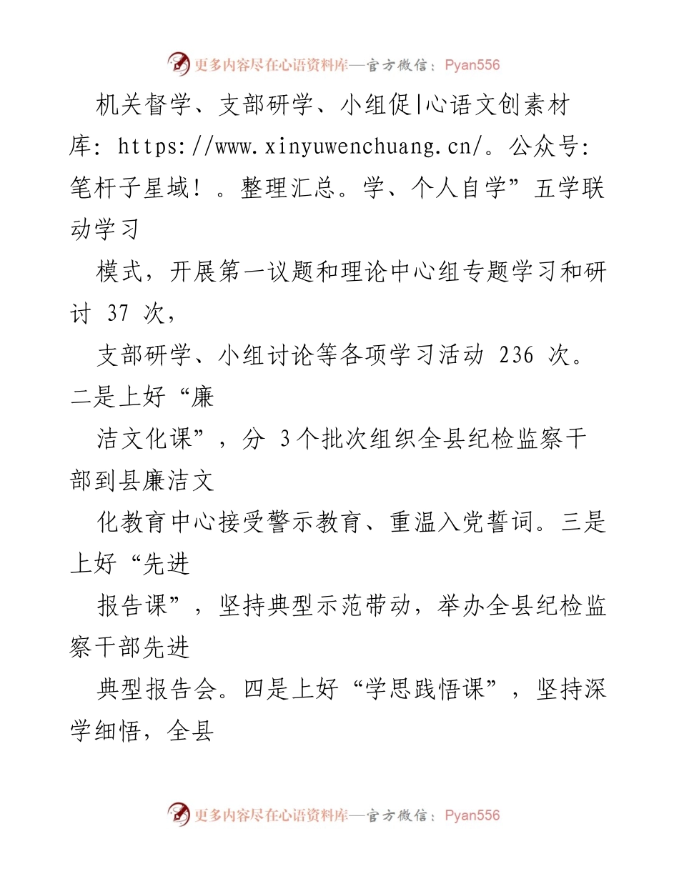 [工作总结] 教育整顿 - X县纪委监委纪检监察干部教育整顿工作总结.docx_第2页