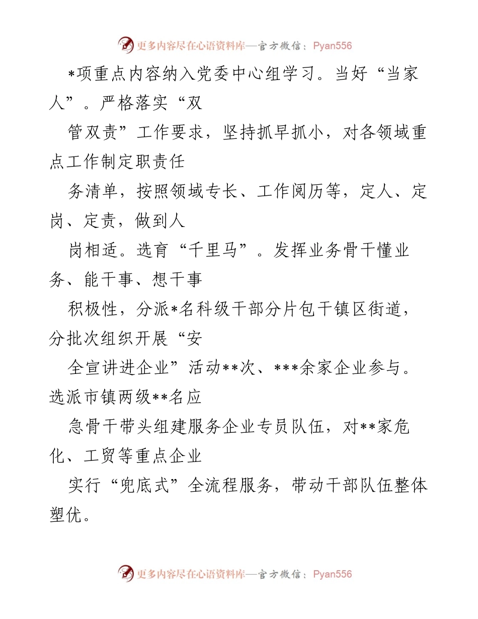[工作总结] 应急管理 - 发挥“头雁”效应 激发“赛马”活力.docx_第2页