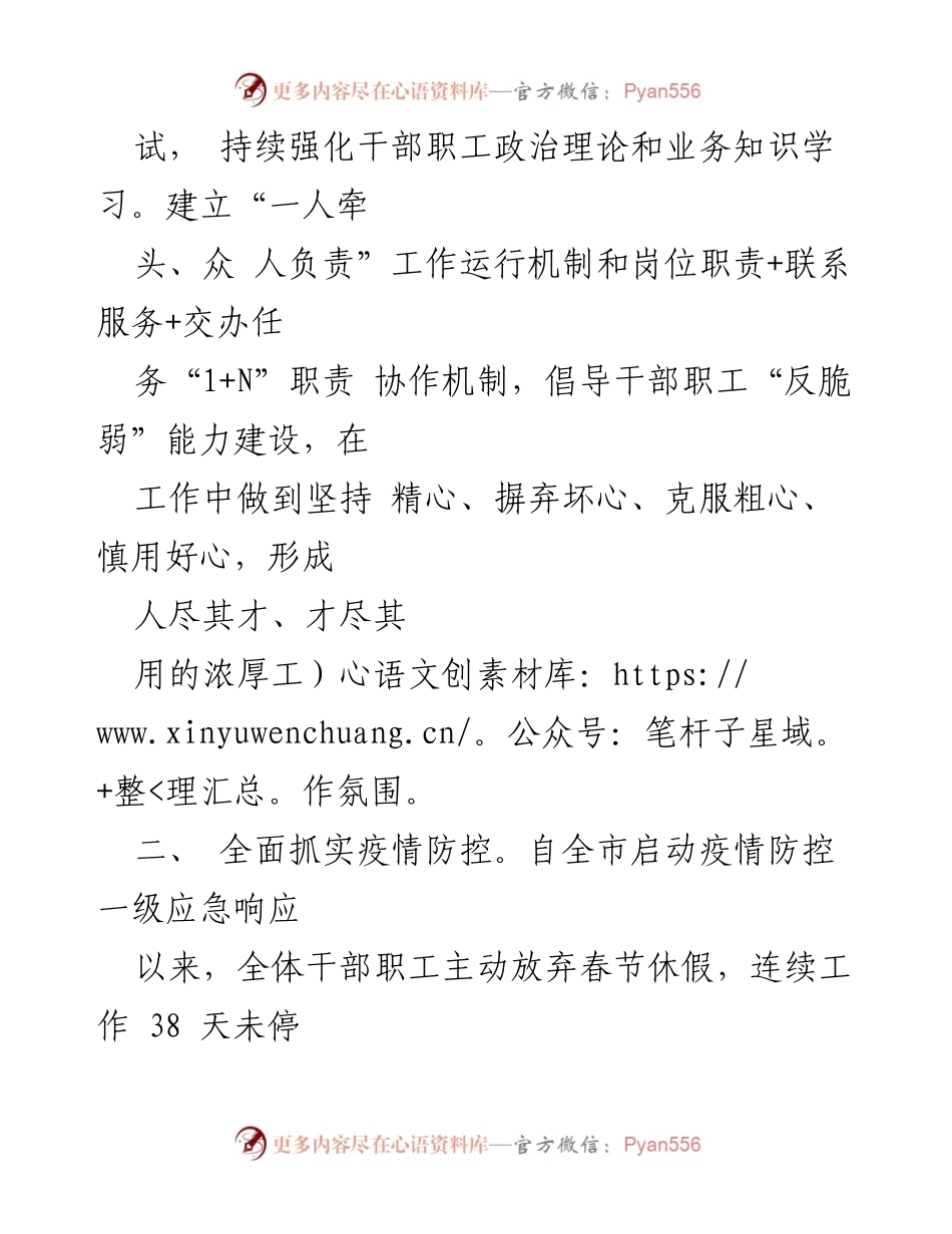 [工作总结] 政府办公室 - 2022年度X自治县人民政府办公室工作总结与成效分析.docx_第2页