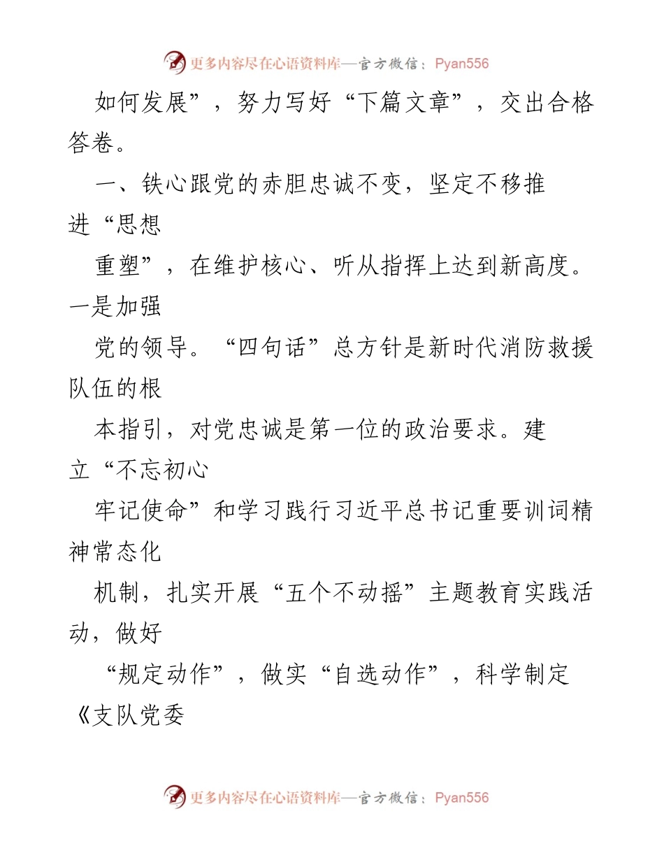 [工作总结] 年度总结 - 消防救援队伍年度工作总结与发展规划.docx_第2页