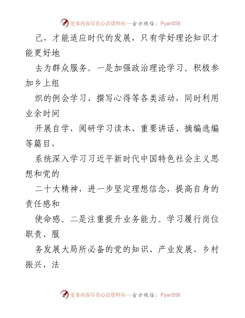 [工作总结] 村党员干部述职 - 2023年个人工作述职报告.docx_第2页