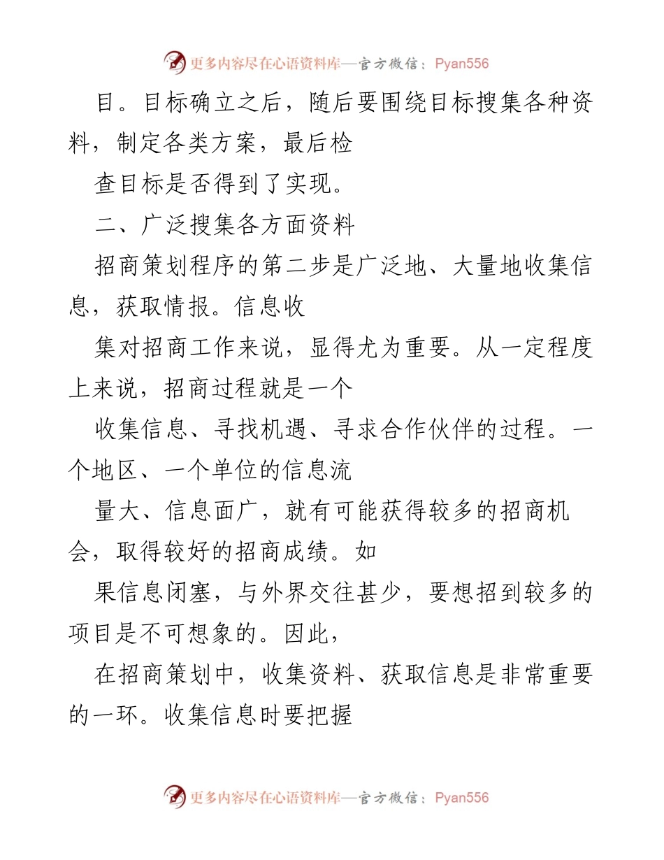 [工作总结] 招商引资 - 招商引资策划流程与要点分析.docx_第2页