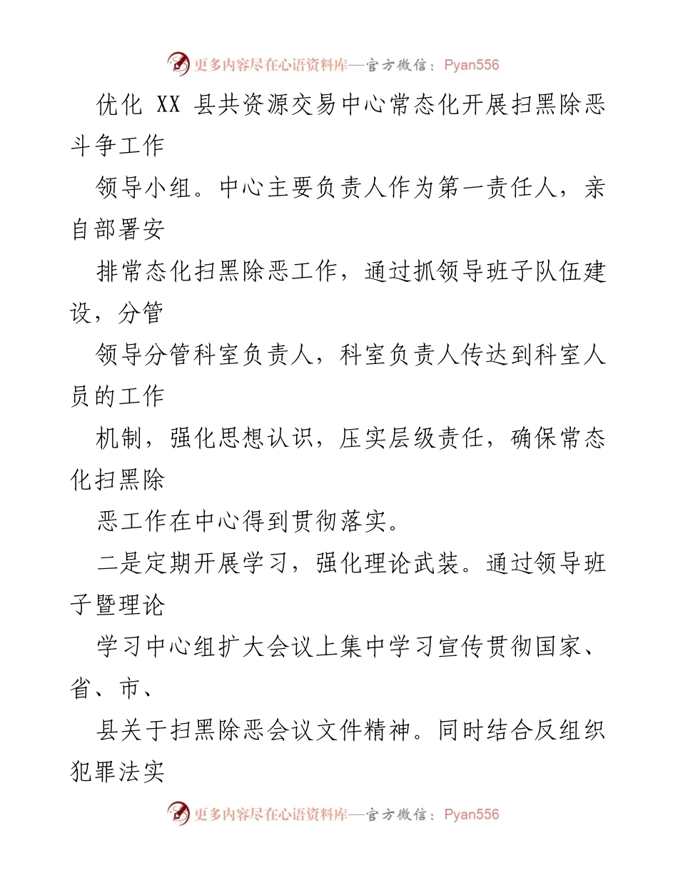 [工作总结] 扫黑除恶专项斗争 - 2023年上半年扫黑除恶工作总结与下半年工作计划.docx_第2页