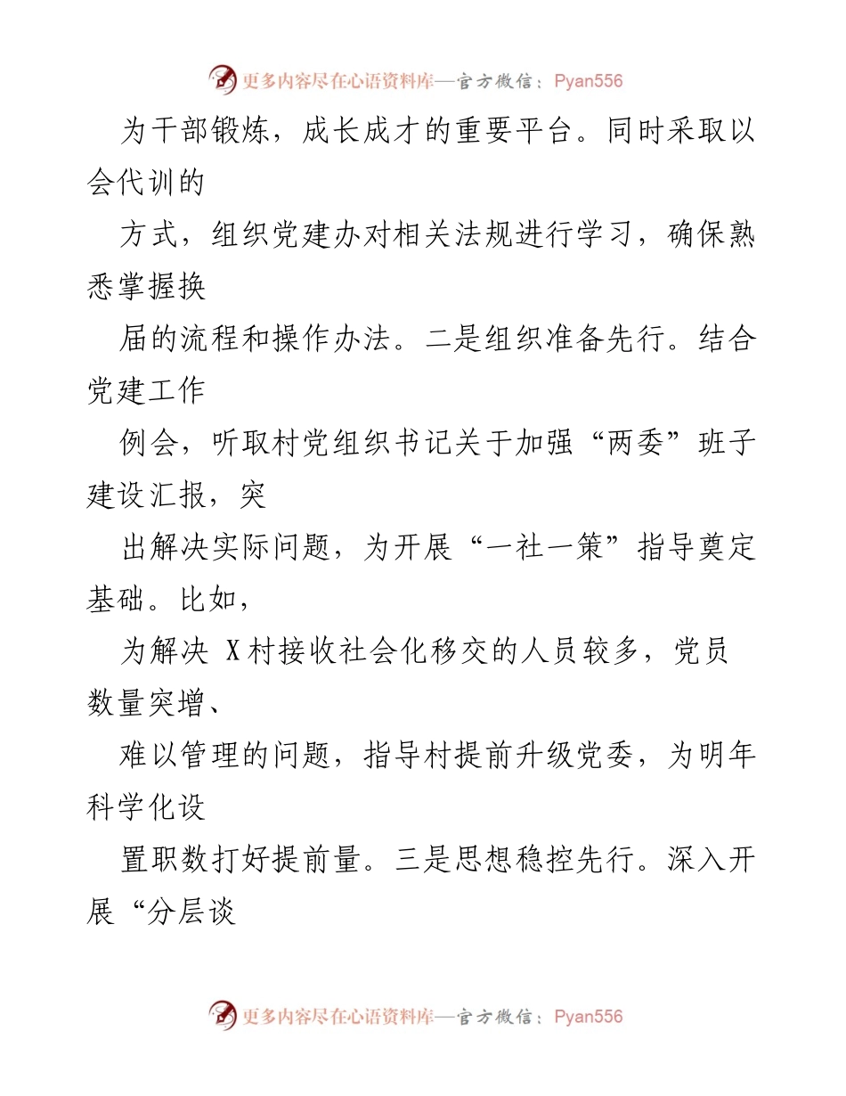 [工作总结] 村两委换届 - 2021年X村“两委”换届工作情况总结.docx_第2页