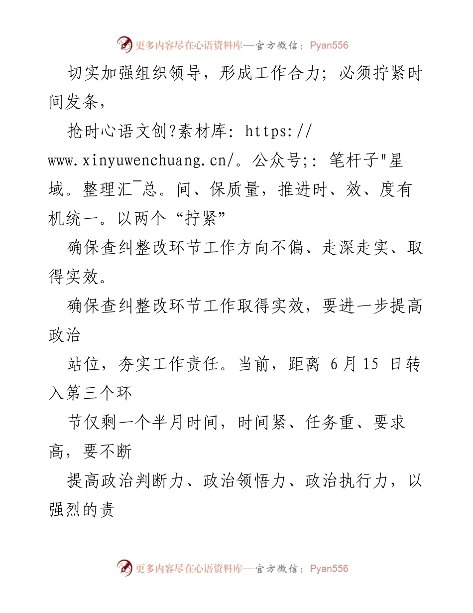 [工作总结] 政法队伍教育整顿 - 确保查纠整改实效的两个“拧紧”措施.docx_第2页