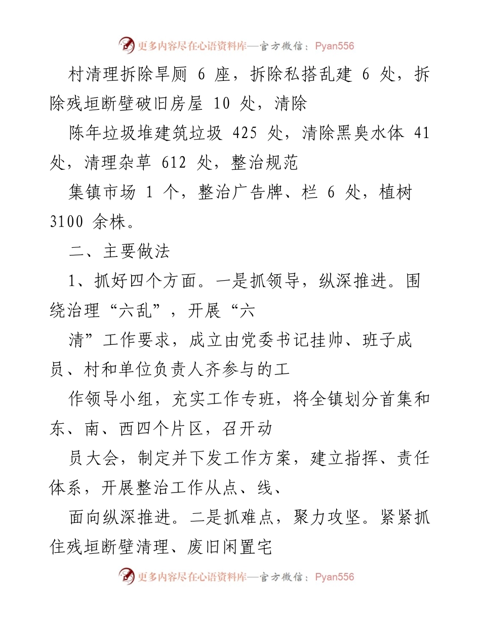 [工作总结] 政府整治行动 - XXX 镇环境整治工作总结与成效报告.docx_第2页