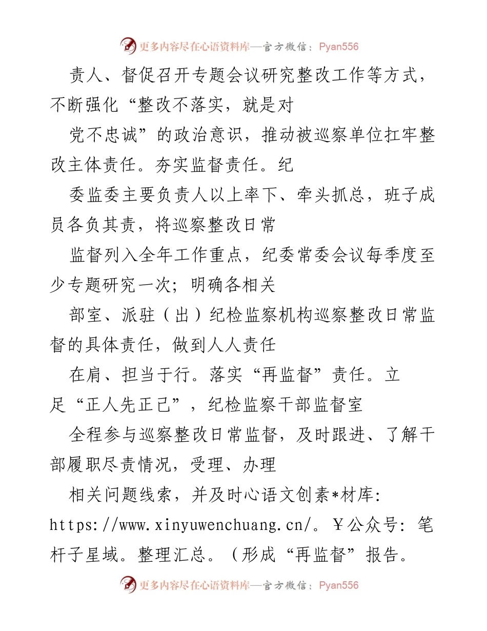[工作总结] 纪检监察机关 - 加强巡视整改与成果运用的工作实践总结.docx_第2页