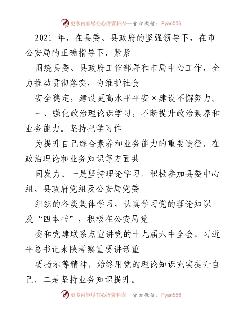 [工作总结] 社会治安工作会议 - 2021年度社会治安工作总结与提升措施.docx_第1页