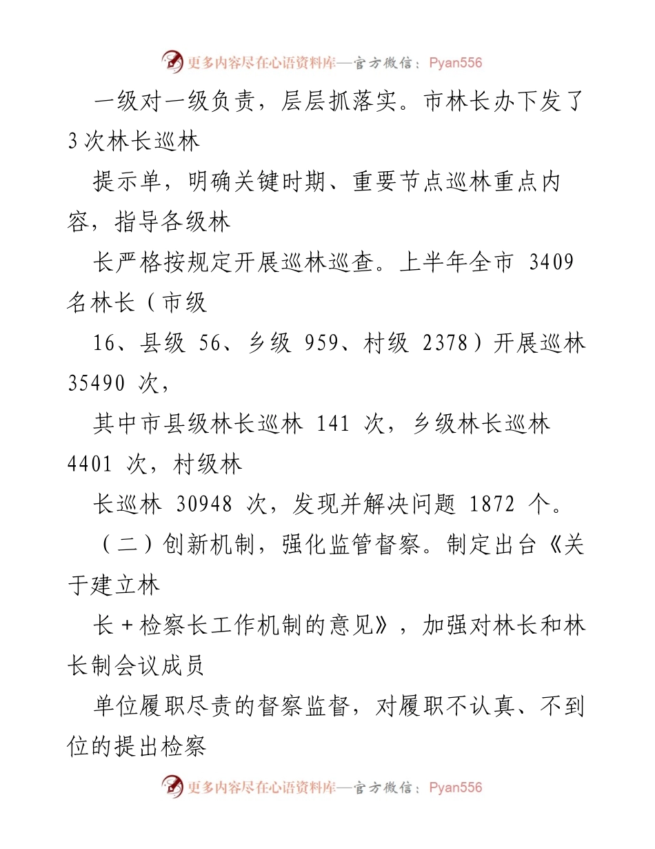 [工作总结] 林长制改革 - X市林长制改革实施情况汇报.docx_第2页