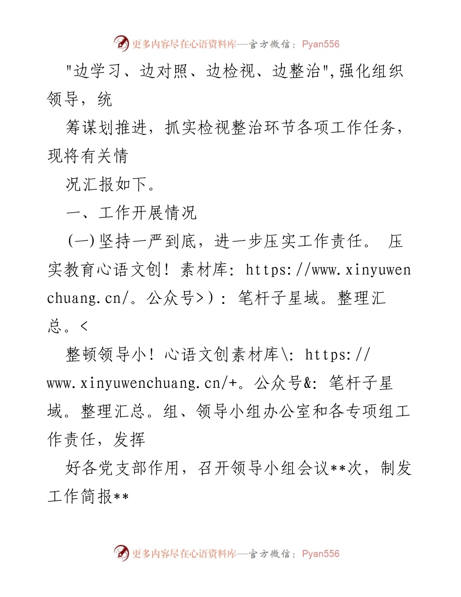 [工作总结] 纪检监察干部队伍教育整顿 - 2023年检视整治阶段工作总结.docx_第2页