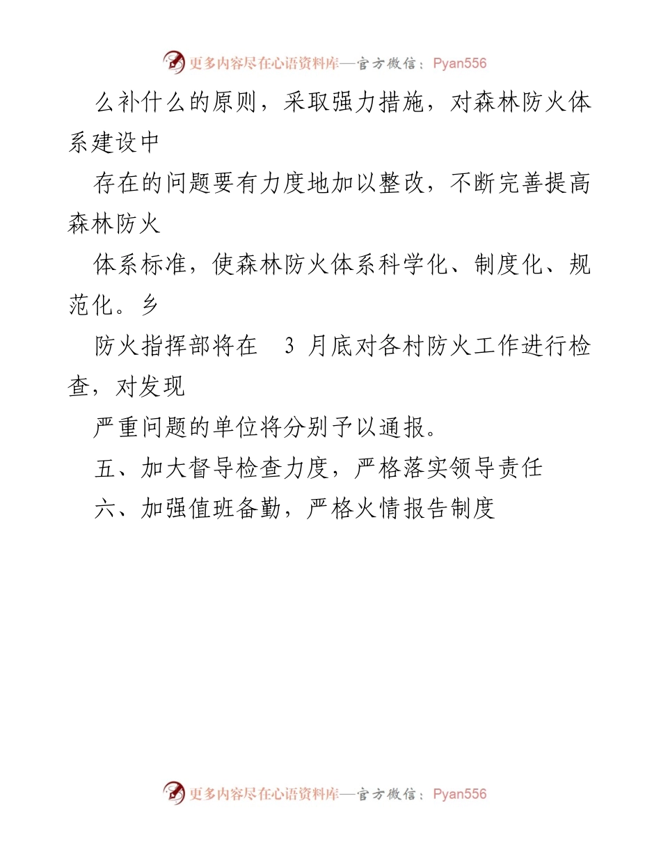 [工作总结] 森林防火工作 - 加强森林防火体系建设与隐患整改措施.docx_第2页
