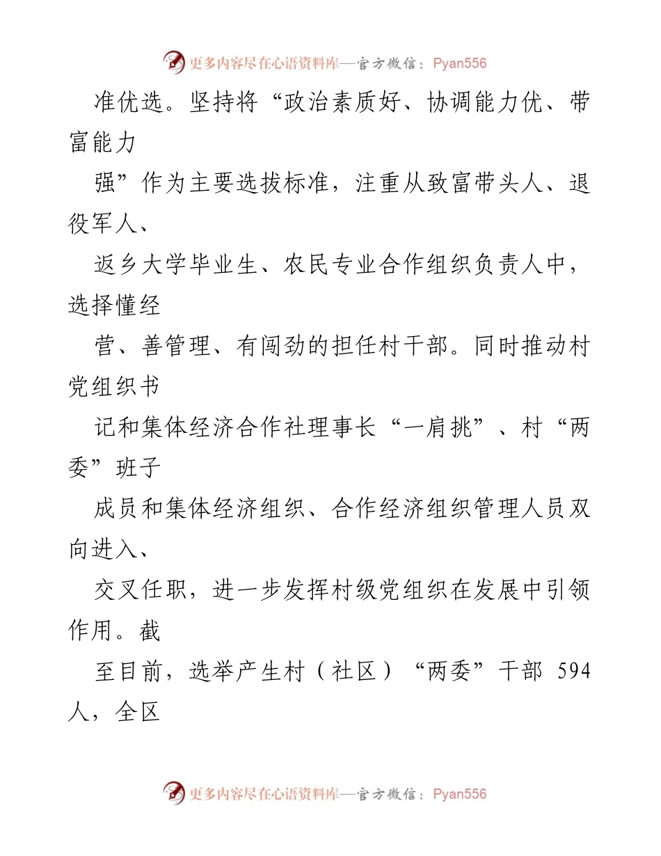 [工作总结] 村级集体经济发展会议 - 加速乡村振兴：发展壮大村级集体经济的经验与实践.docx_第2页