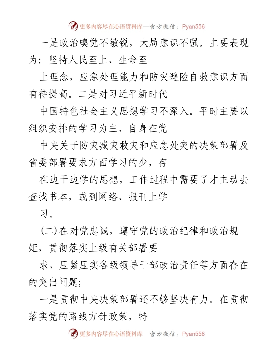 [工作总结] 灾害应急管理 - 特大暴雨灾害追责问责自查与整改情况汇报.docx_第2页