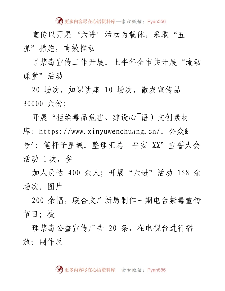 [工作总结] 禁毒工作会议 - 上半年禁毒工作总结与成效分析.docx_第2页