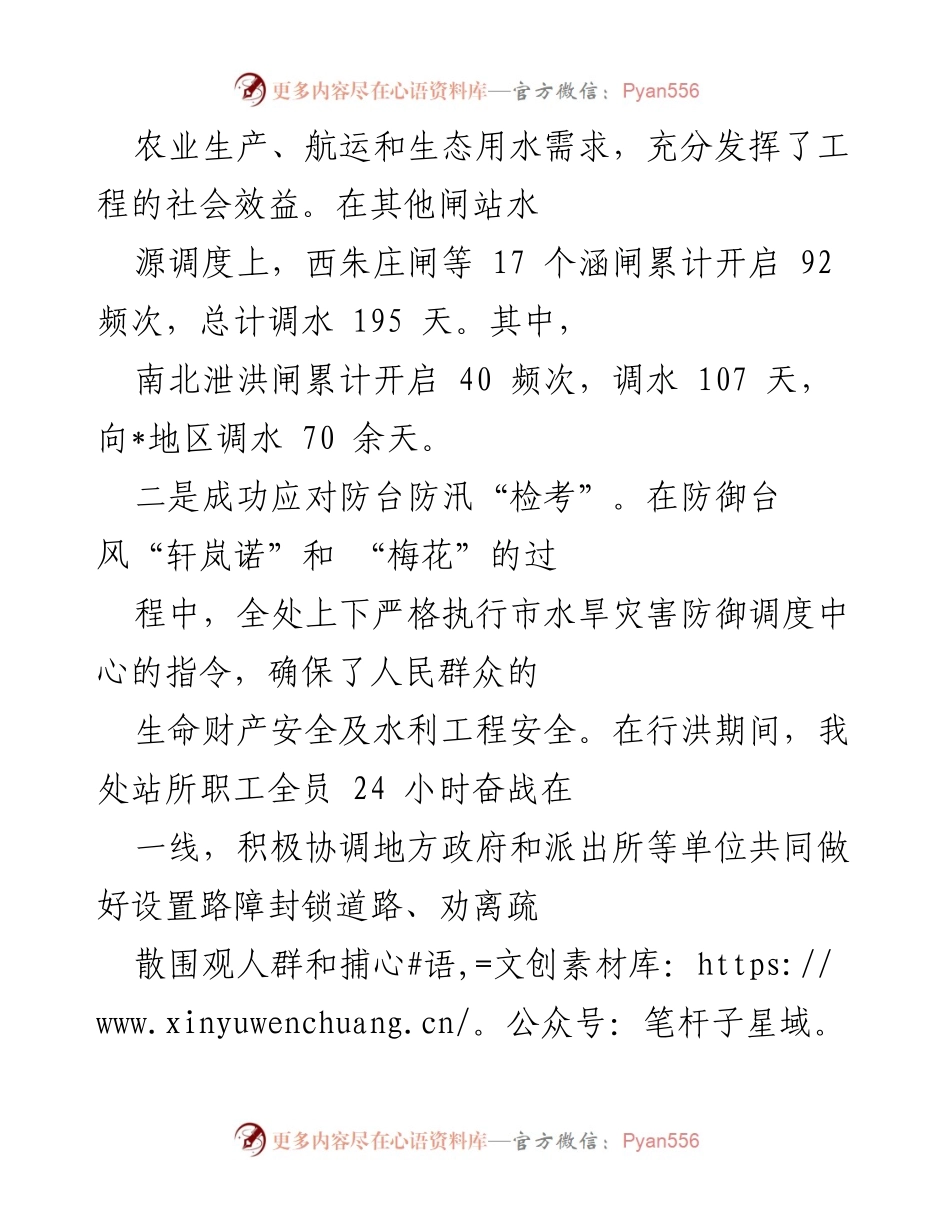 [工作总结] 水利部门 - 2022年度水利工作总结报告.docx_第2页