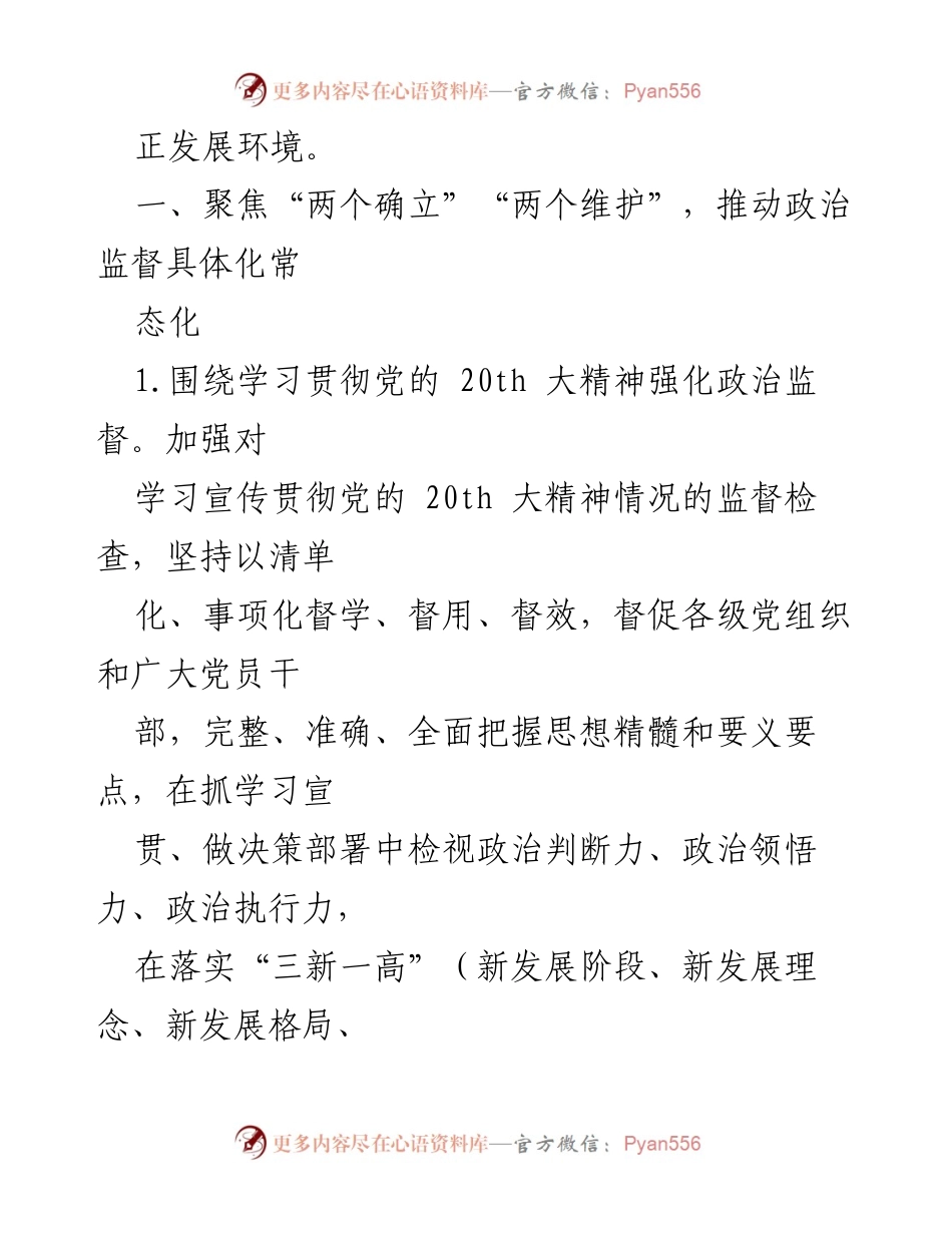 [工作总结] 纪检巡察工作 - 2023年纪检巡察工作要点及实施方案.docx_第2页